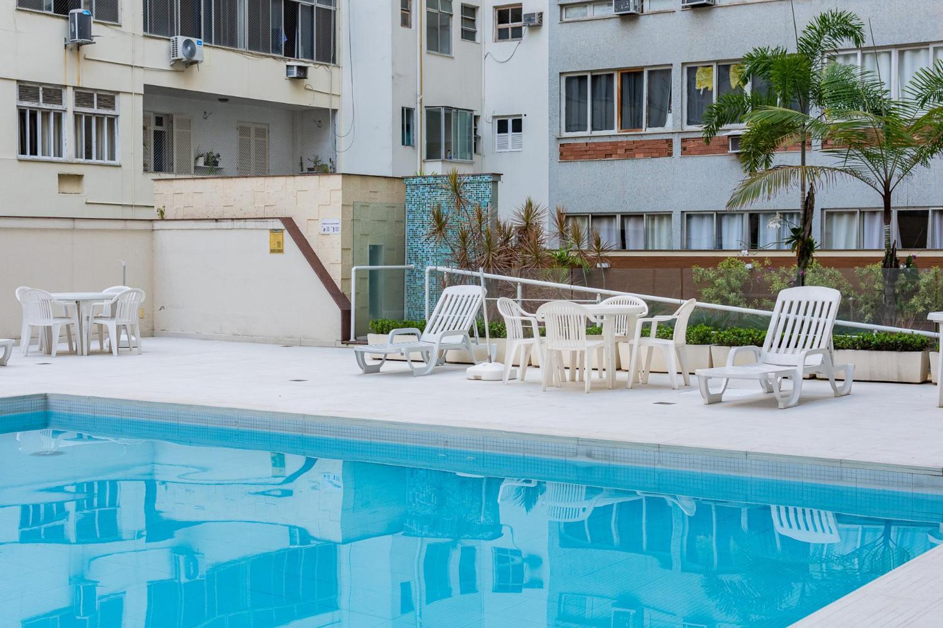 Flat Posto 6 Com Piscina - Copacabana Rio de Janeiro Exteriér fotografie