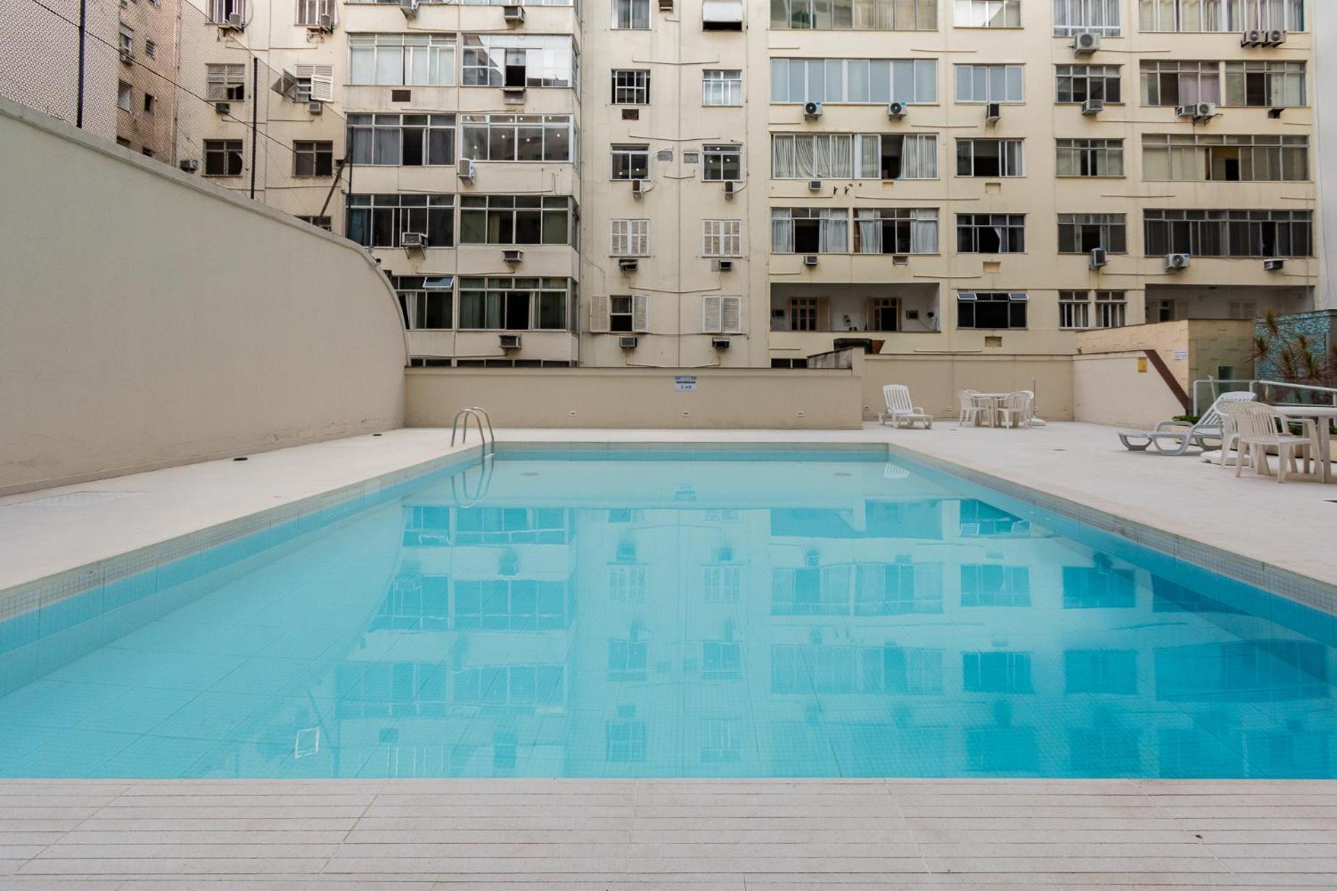 Flat Posto 6 Com Piscina - Copacabana Rio de Janeiro Exteriér fotografie